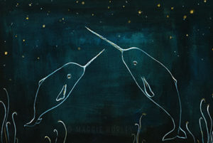 Narwhal painting
