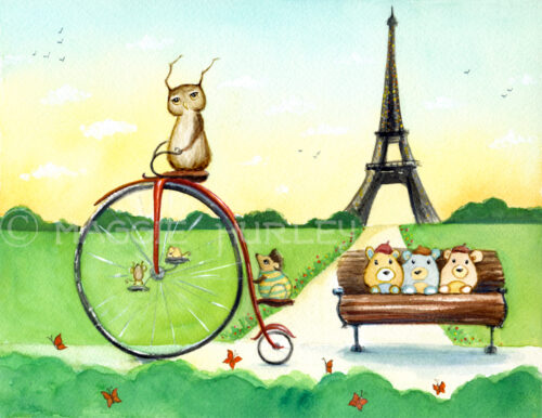 Herbert Pedals Through Paris