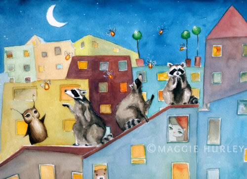 Herbert Finds Mischief on the Rooftops