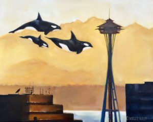 Orcas in Seattle