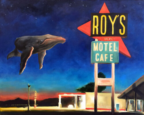 A Humpback whale painting by Maggie Hurley