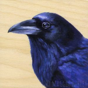 Raven art by Maggie Hurley