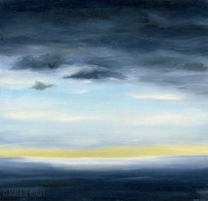 Dark Skies Painting by Maggie Hurley