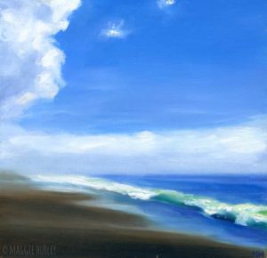 Oil painting by Maggie Hurley