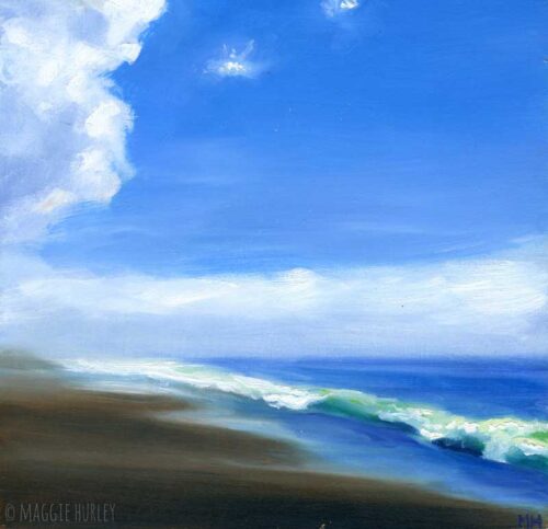 Oil painting by Maggie Hurley