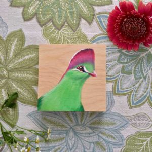 bird painting by maggie hurley