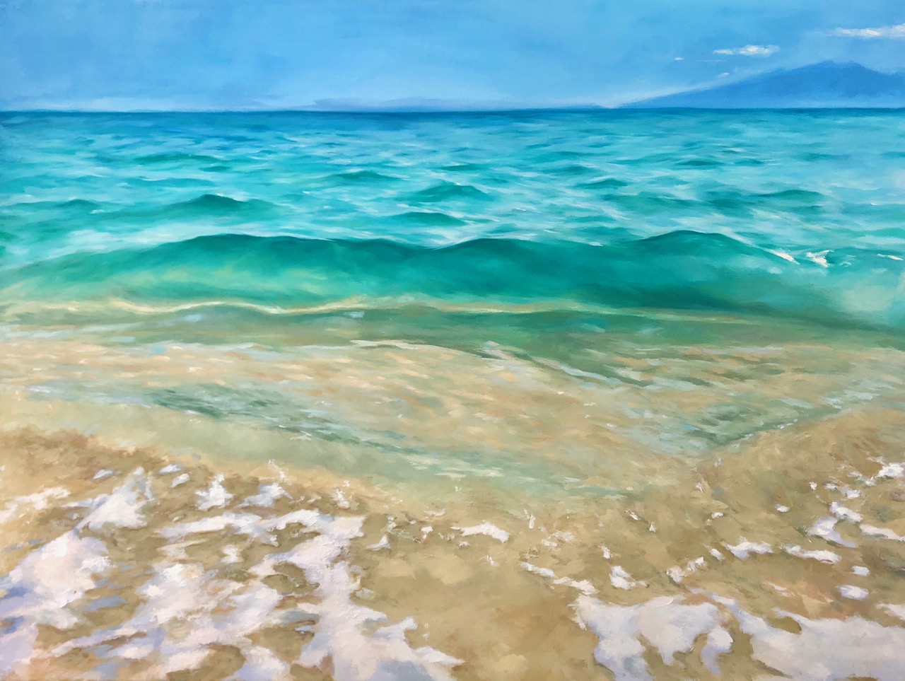 Ocean painting by Maggie Hurley