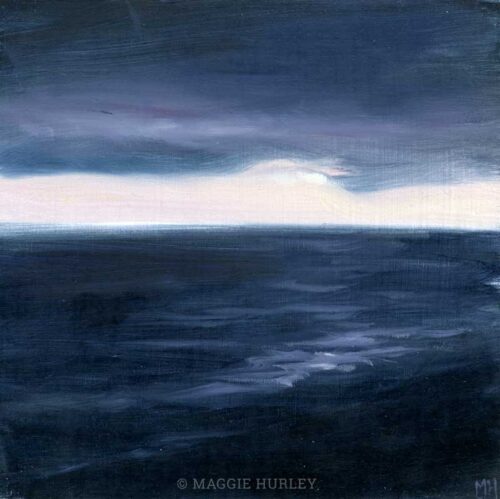 Ocean painting by maggie hurley