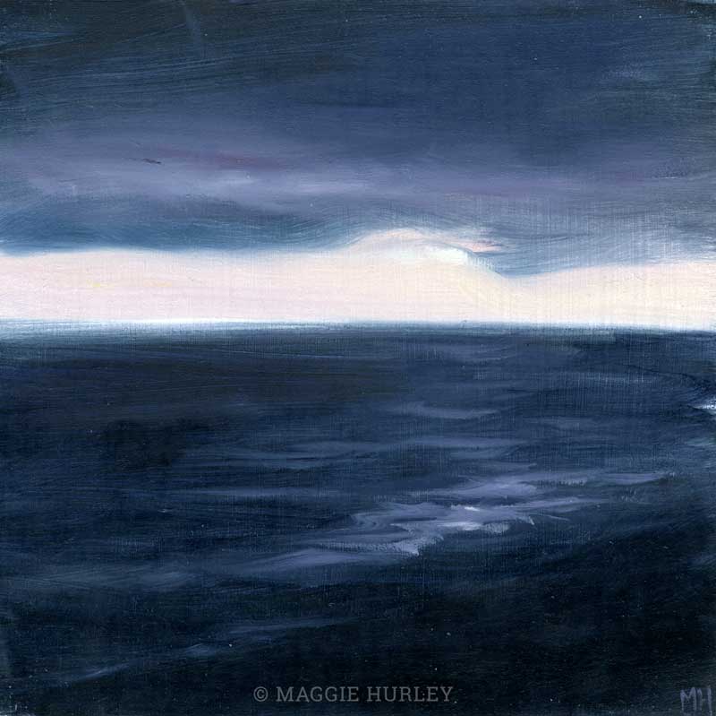 Original Oil Painting Light In The Dark Maggie Hurley