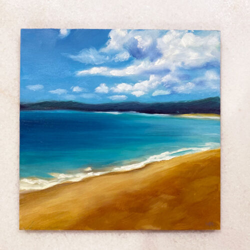 Ocean painting in Kauai