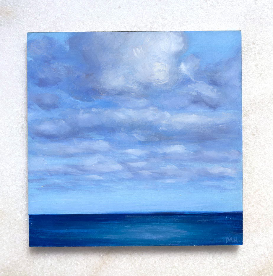 Seascape oil painting