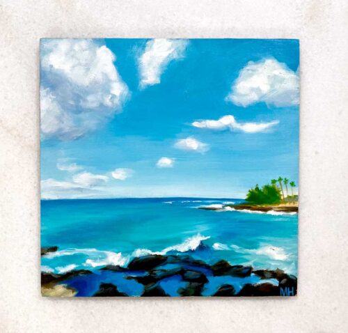 painting of poipu kauai