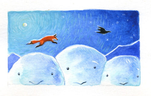 The Friends We Meet 2- An Original Watercolor Painting