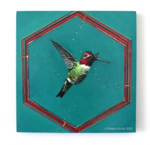 anna's hummingbird art