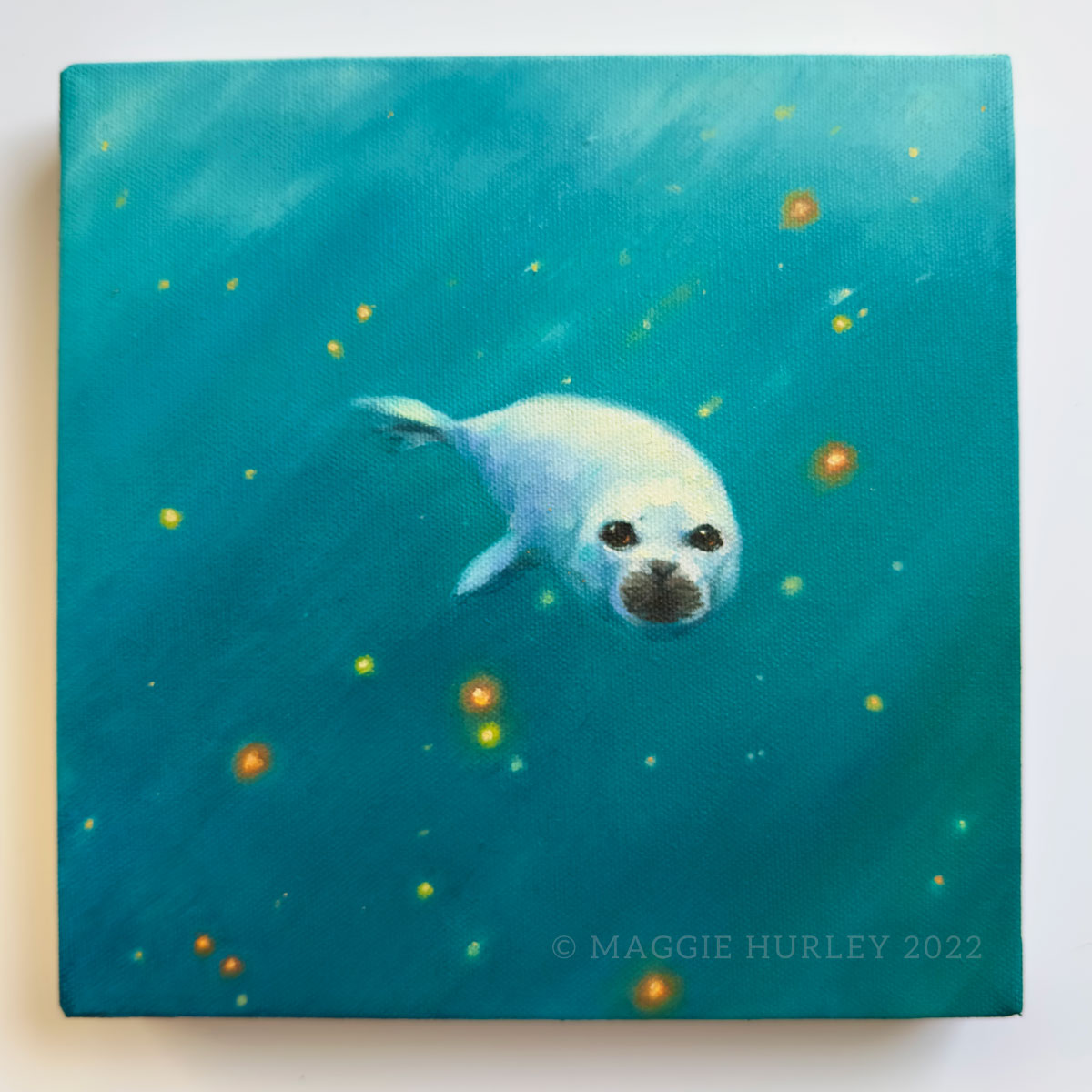 fur seal painting