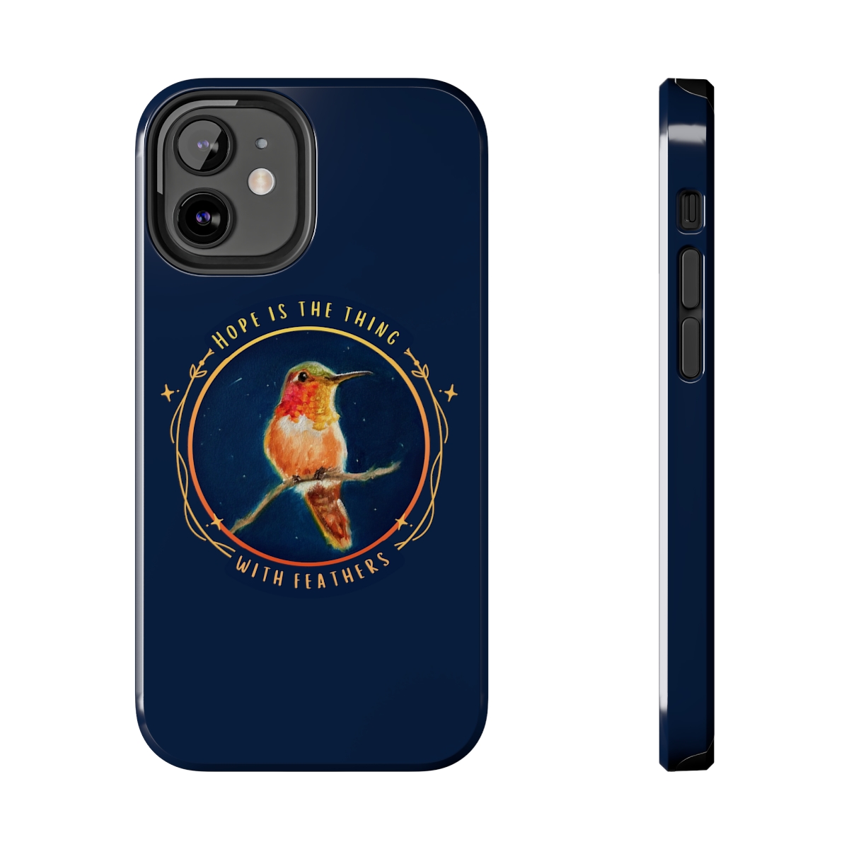 Hope is the Thing with Feathers | Tough Phone Cases - Image 2