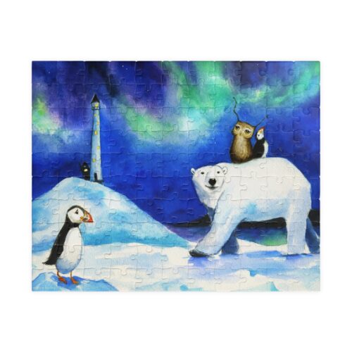 Herbert the Owl Puzzle - Herbert Sees the Northern Lights