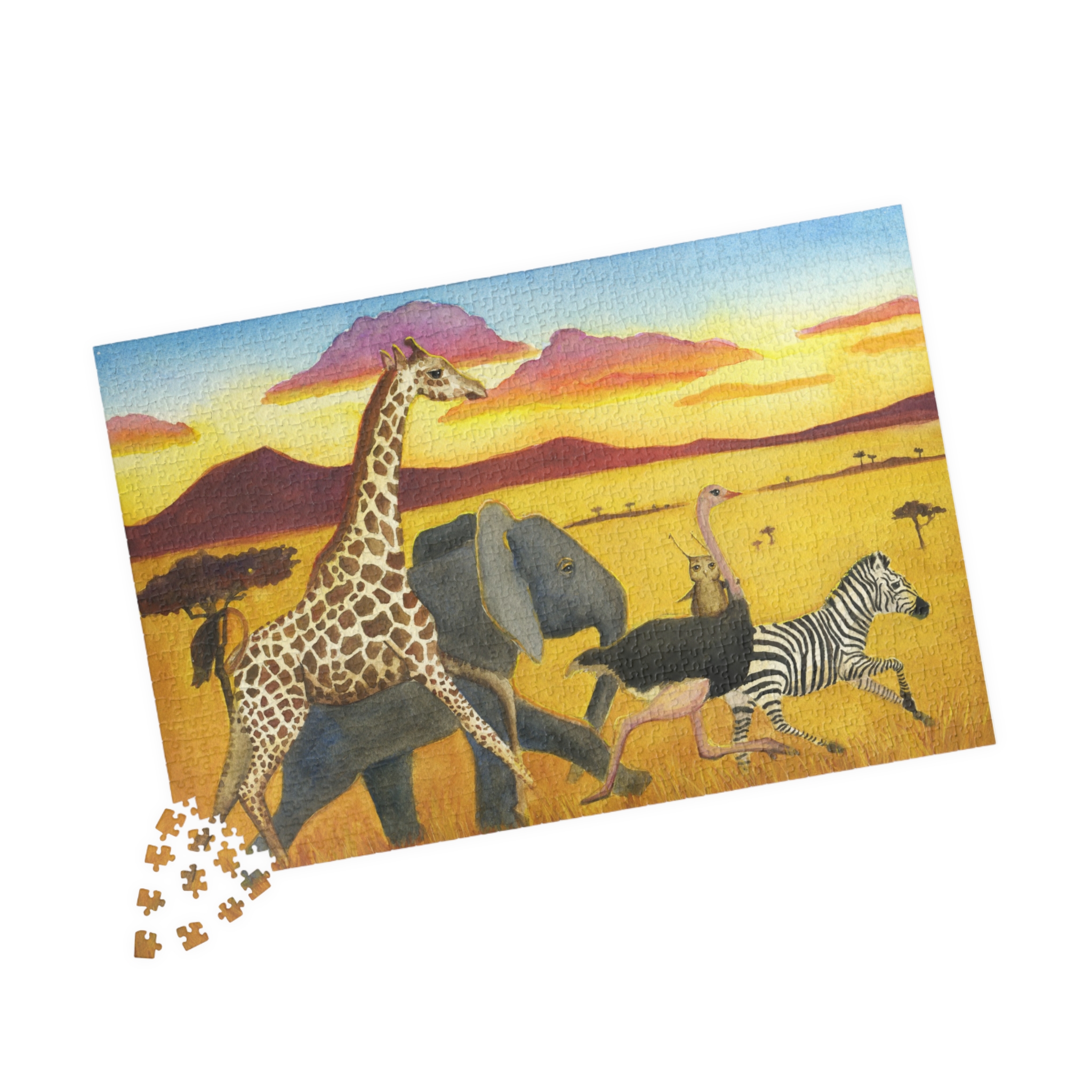 Herbert the Owl Puzzle - Herbert on Safari - Image 5