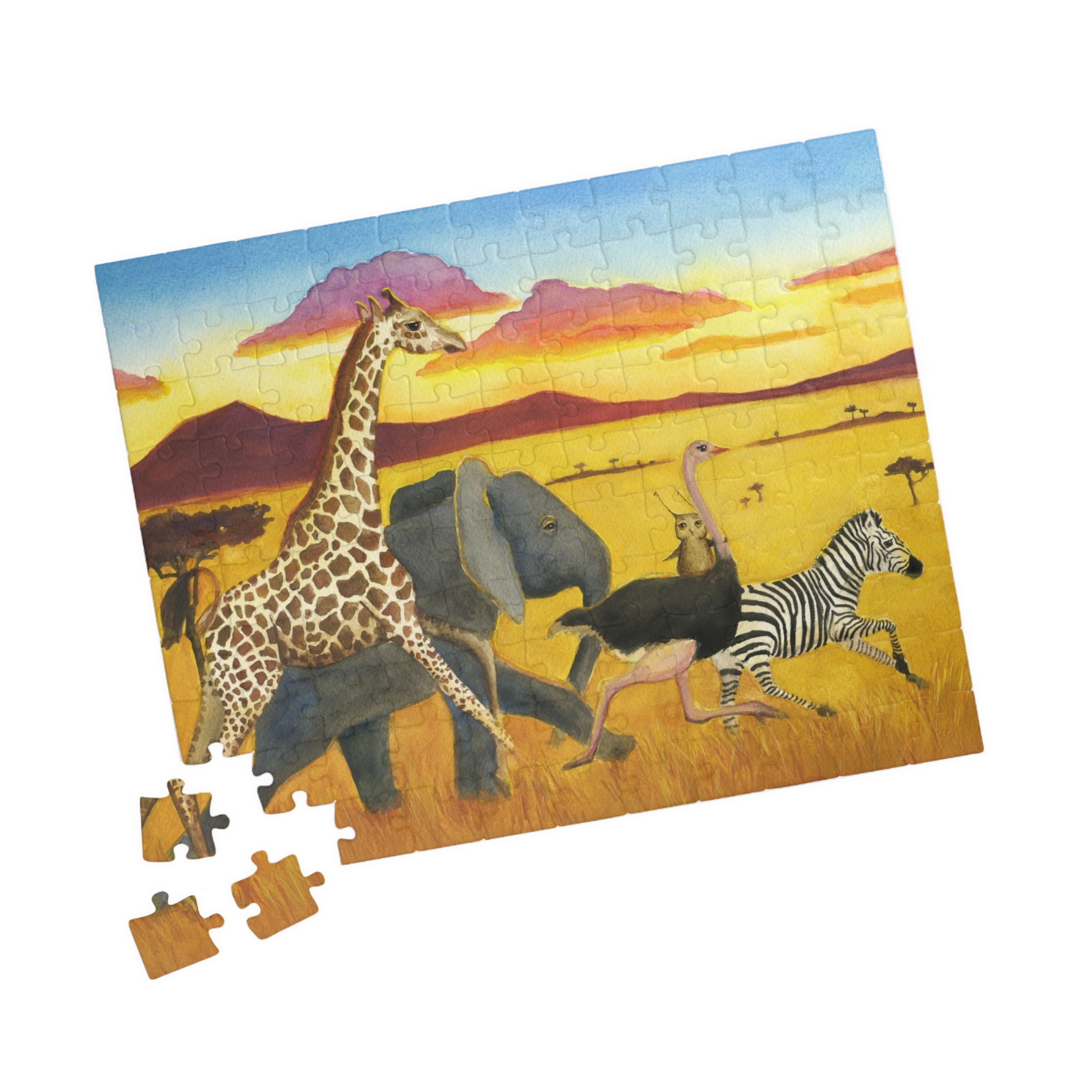 Herbert the Owl Puzzle - Herbert on Safari - Image 2