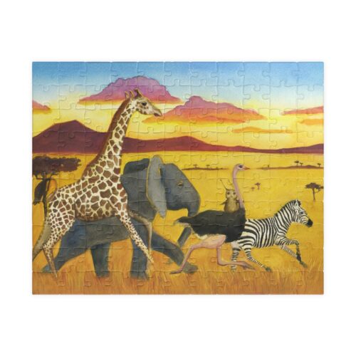 Herbert the Owl Puzzle - Herbert on Safari