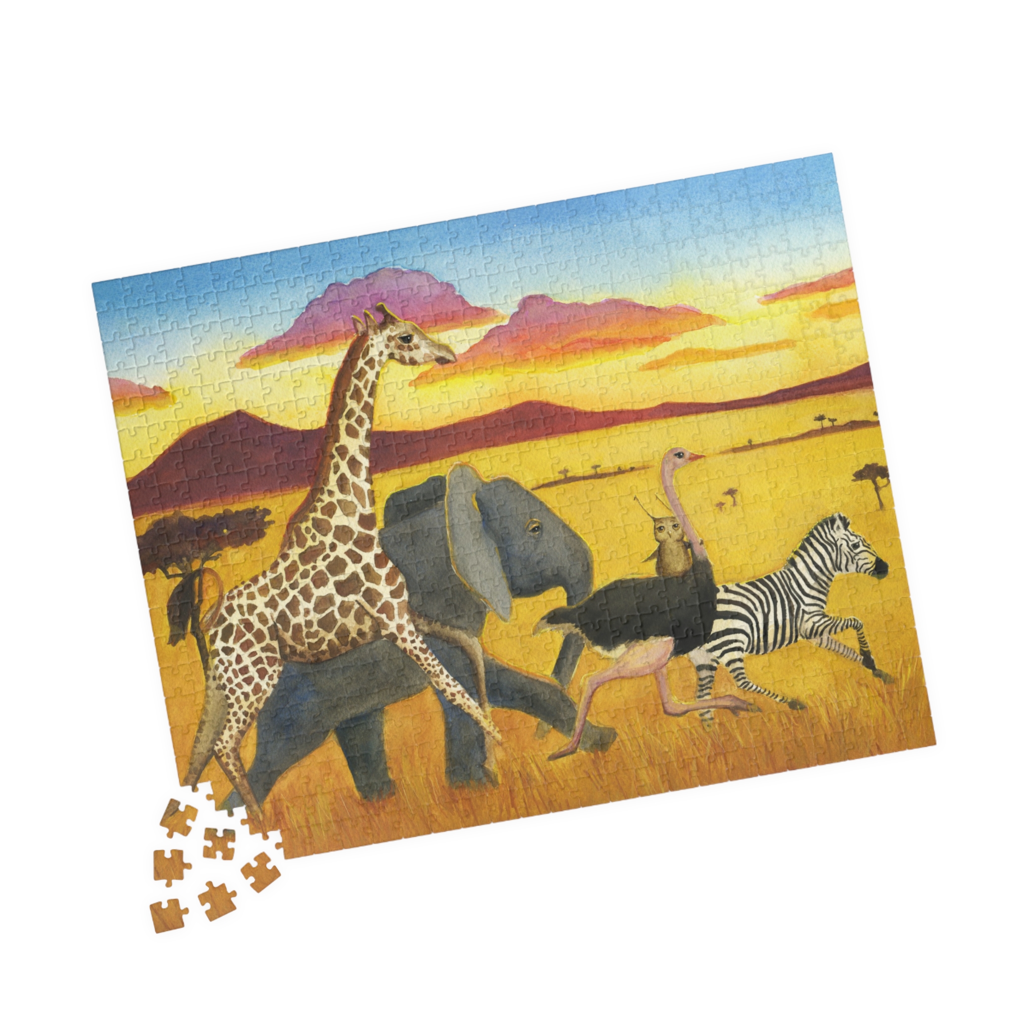 Herbert the Owl Puzzle - Herbert on Safari - Image 8