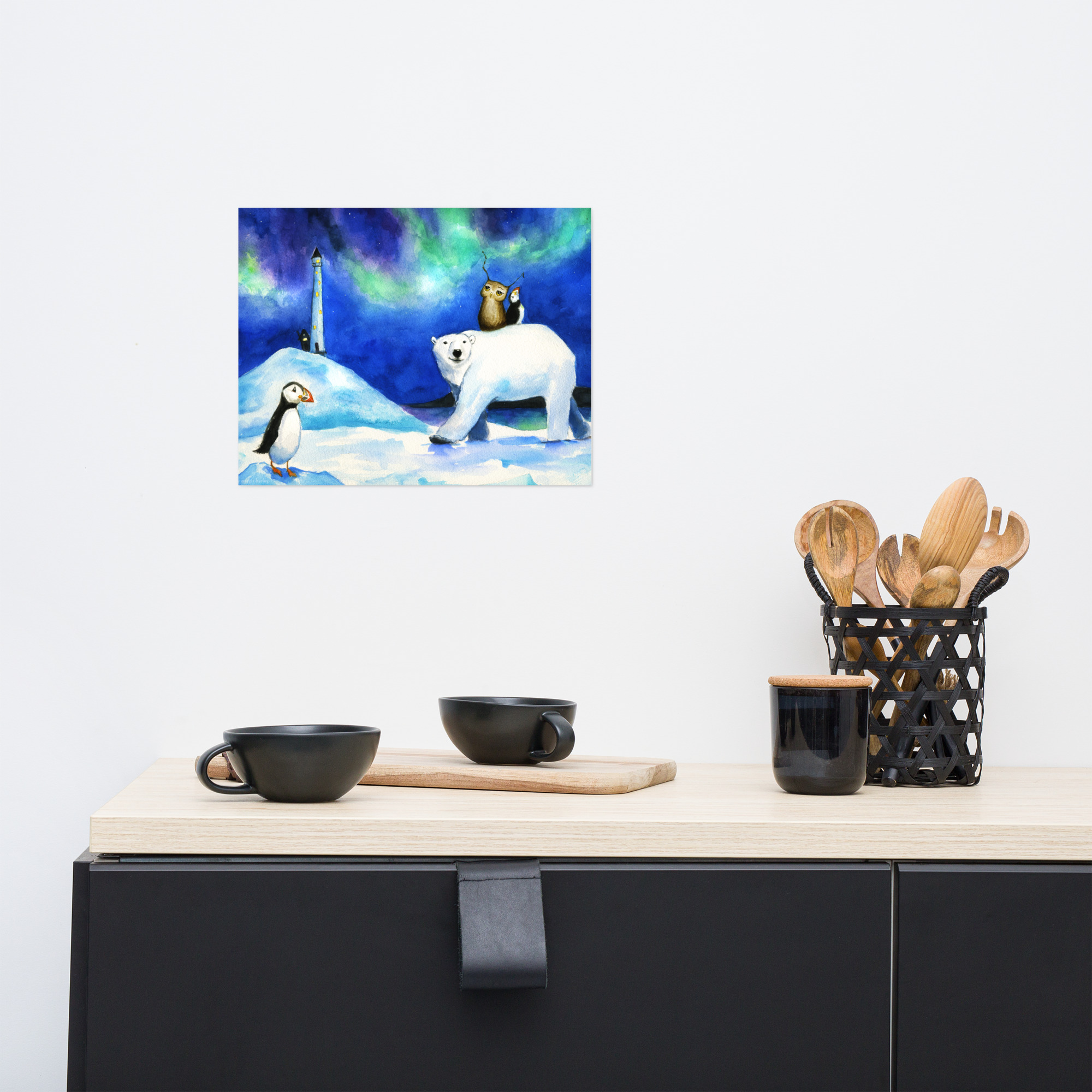 Herbert Sees the Northern Lights | Fine Art Print - Image 5