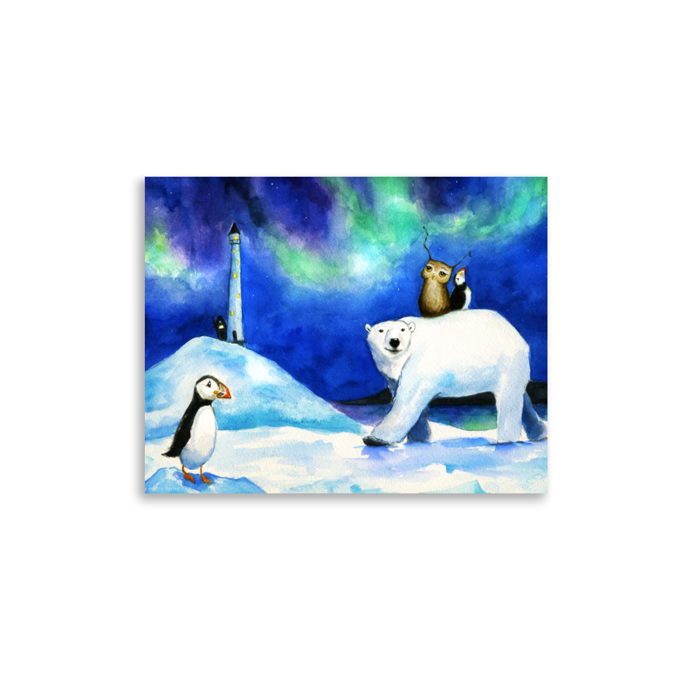 Herbert Sees the Northern Lights | Fine Art Print - Image 2