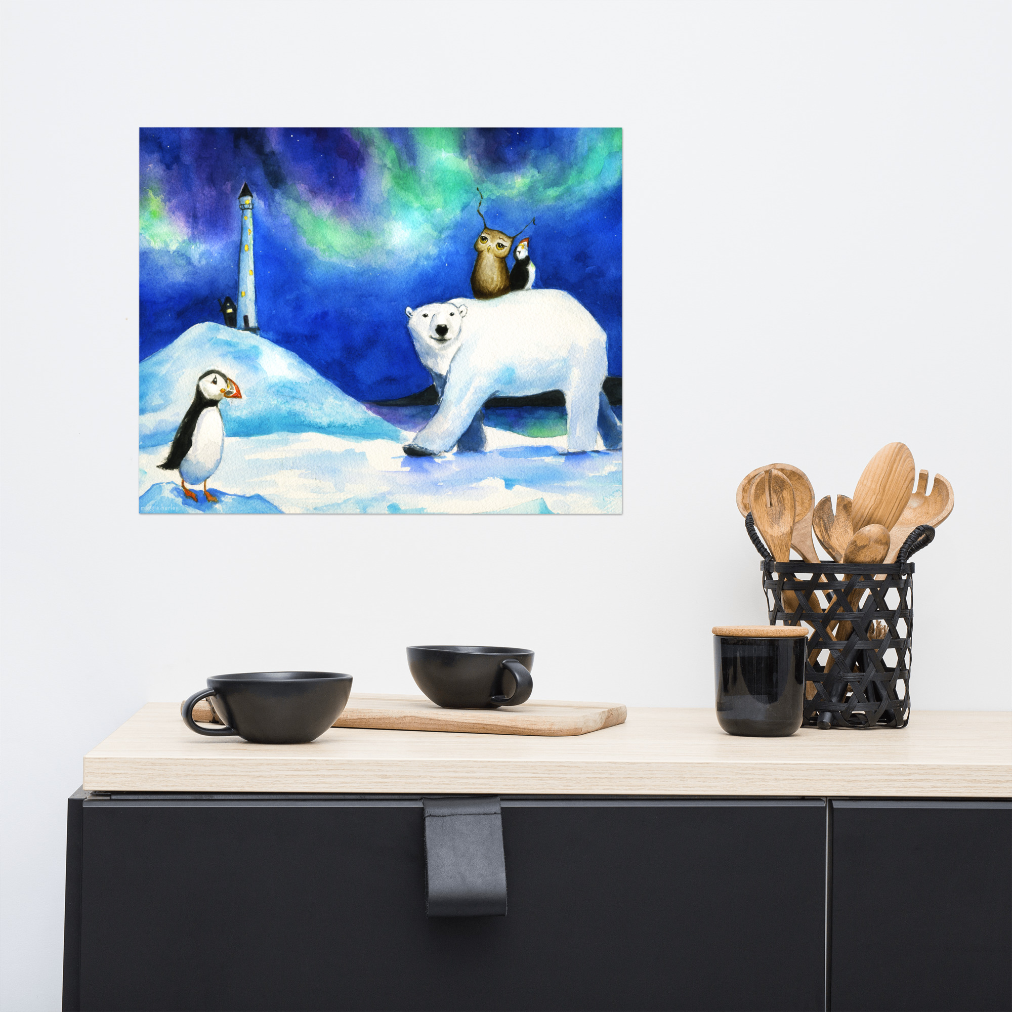 Herbert Sees the Northern Lights | Fine Art Print - Image 7