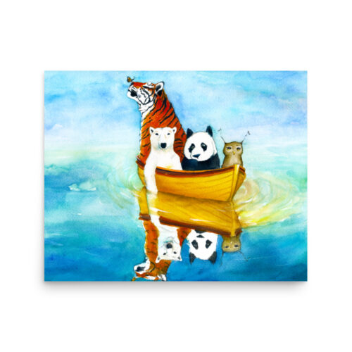 Herbert and His Potentially Unruly Crew - Fine Art Print